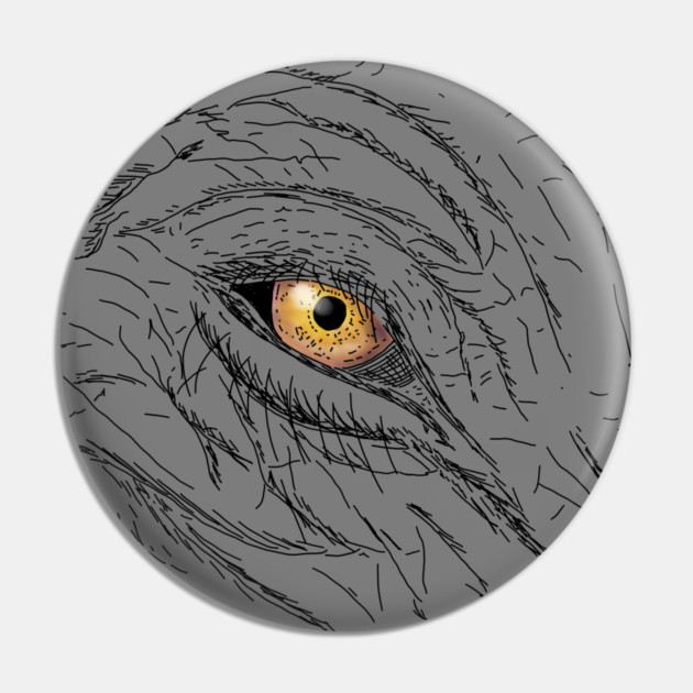 Elephant Eye Illustration Pin by H. R. Sinclair