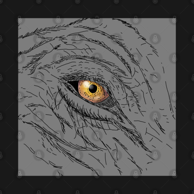 Elephant Eye Illustration by H. R. Sinclair