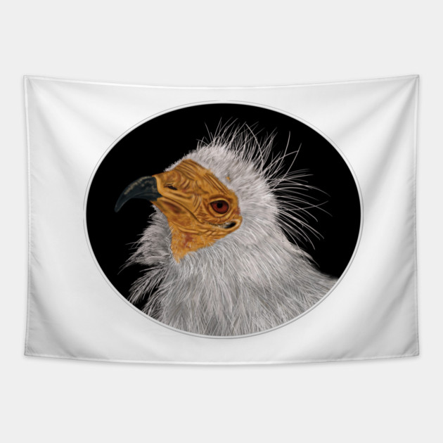 Illustrated Egyptian Vulture Tapestry by H. R. Sinclair