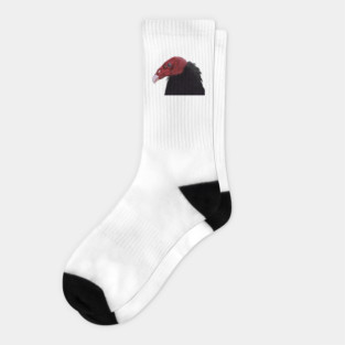 Illustrated Turkey Vulture Socks