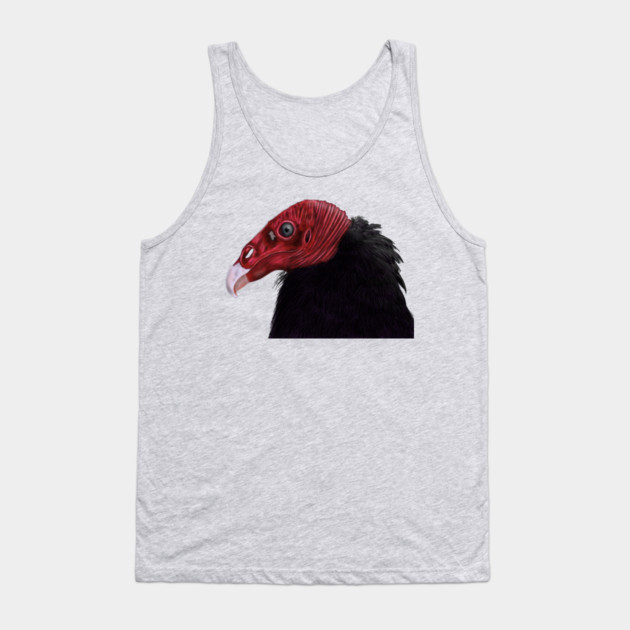 Illustrated Turkey Vulture Tank Top by H. R. Sinclair