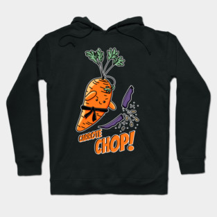 Carrote Chop! pun Hoodie