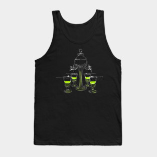 Illustrated Absinthe Set Tank Top