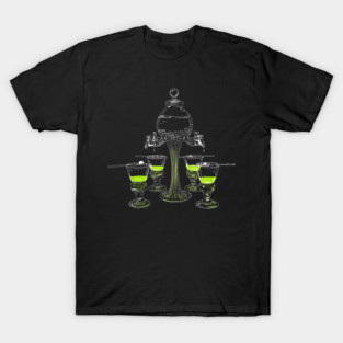 Illustrated Absinthe Set T-Shirt