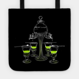 Illustrated Absinthe Set Tote
