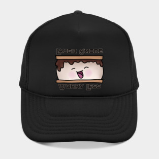 Laugh S'more Worry Less Food Pun Hat