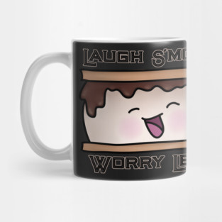 Laugh S'more Worry Less Food Pun Mug