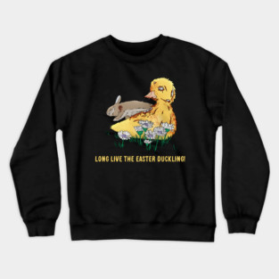 Vampire-Zombie Easter Duckling Crewneck Sweatshirt