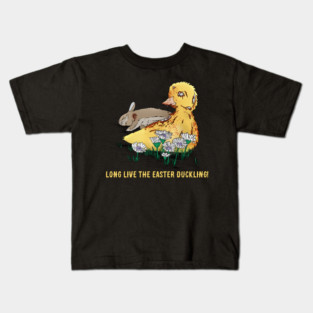 Vampire-Zombie Easter Duckling Kids T-Shirt
