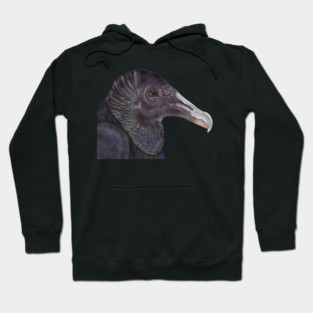 Black Vulture Illustration Hoodie
