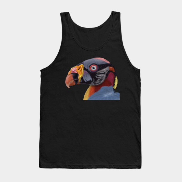Illustrated King Vulture Tank Top by H. R. Sinclair