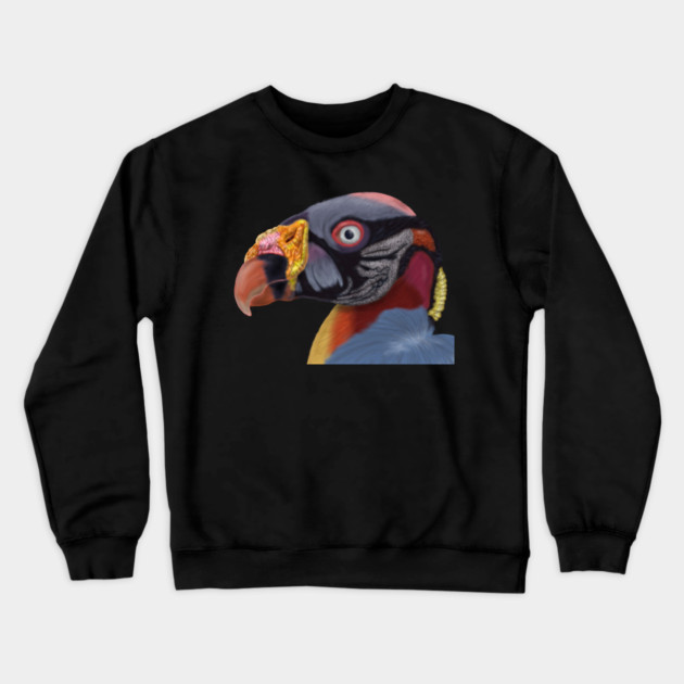 Illustrated King Vulture Crewneck Sweatshirt by H. R. Sinclair