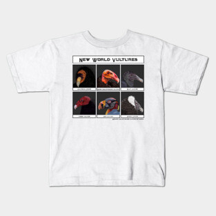 New World Vultures Illustration Kids T-Shirt