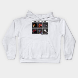 New World Vultures Illustration Kids Hoodie
