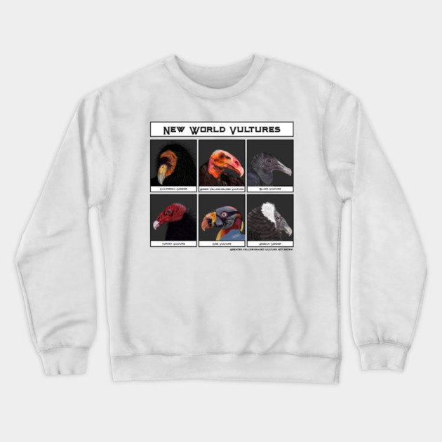 New World Vultures Illustration Crewneck Sweatshirt by H. R. Sinclair