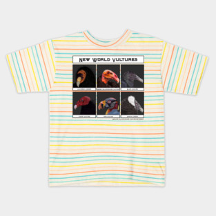 New World Vultures Illustration Kids T-Shirt