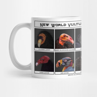 New World Vultures Illustration Mug