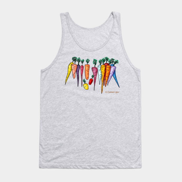 14 Carrot Art Tank Top by H. R. Sinclair