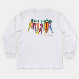 14 Carrot Art Kids Long Sleeve T-Shirt