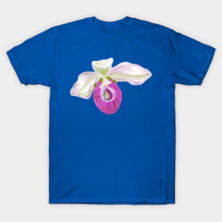 Lady Slipper Orchid Digital Art T-Shirt
