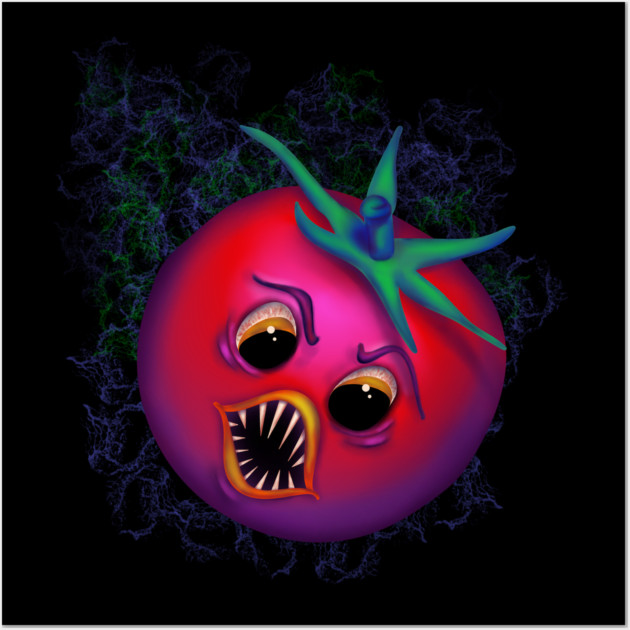 Evil Tomato Wall Art by H. R. Sinclair