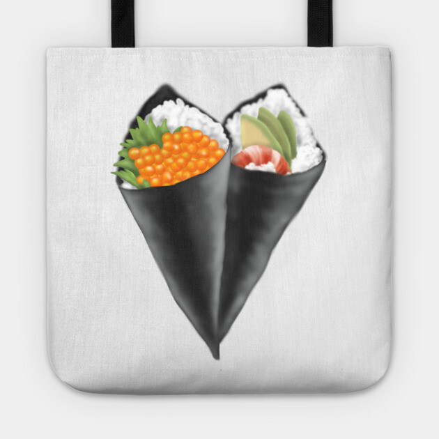 Illustrated Sushi Handroll Tote by H. R. Sinclair