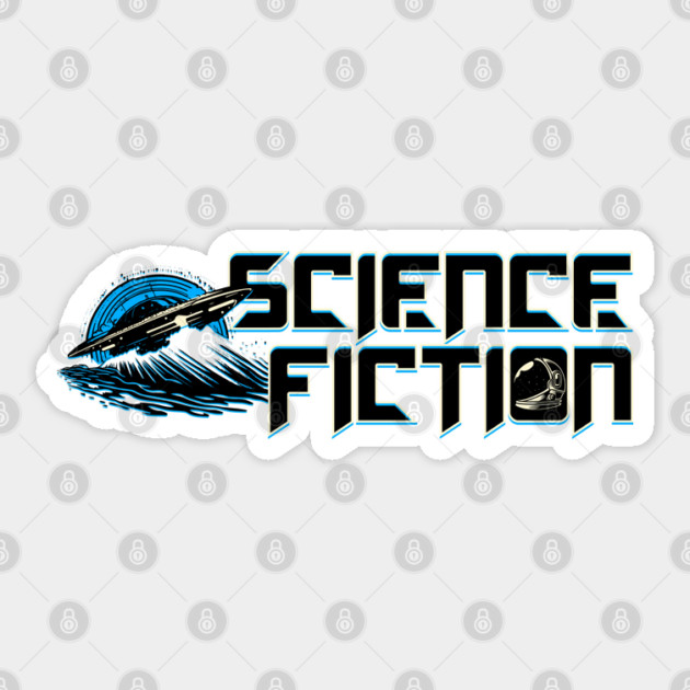 Science Fiction Genre Lovers Sticker by H. R. Sinclair