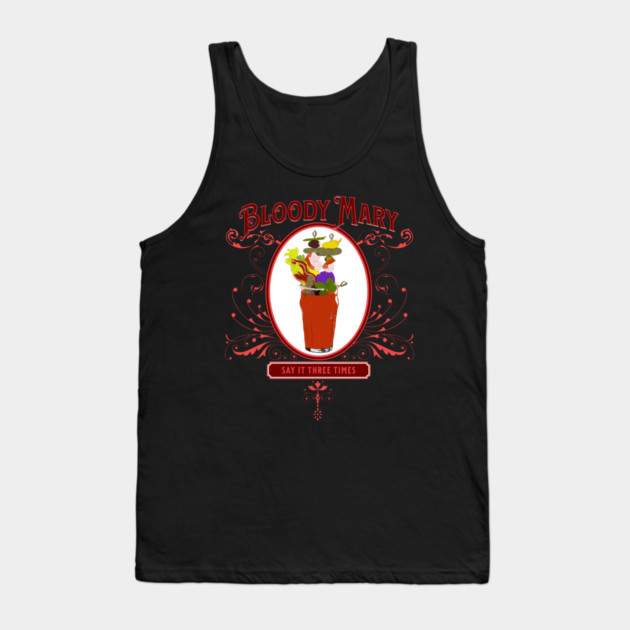 Vintage Bloody Mary 3 Times Tank Top by H. R. Sinclair