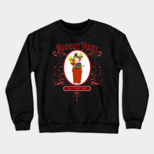 Vintage Bloody Mary 3 Times Crewneck Sweatshirt