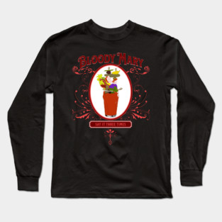 Vintage Bloody Mary 3 Times Long Sleeve T-Shirt
