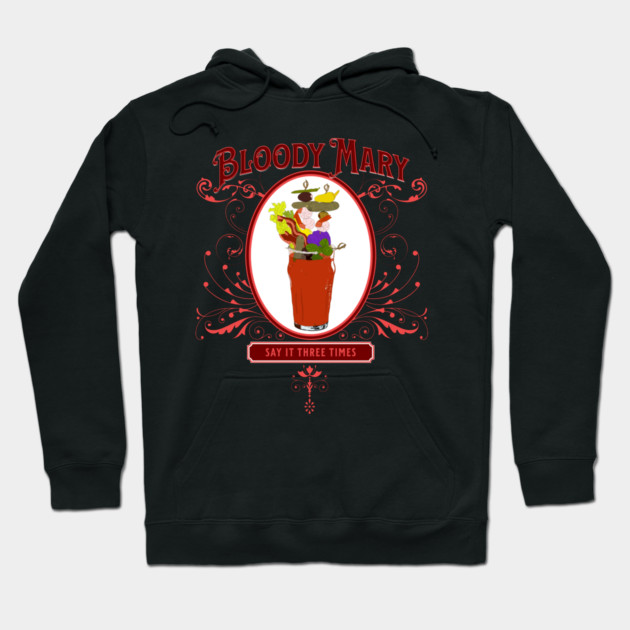Vintage Bloody Mary 3 Times Hoodie by H. R. Sinclair