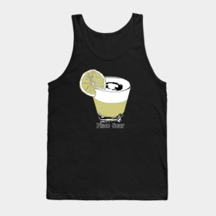 Pisco Sour Illustration Tank Top