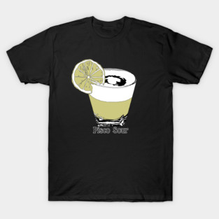 Pisco Sour Illustration T-Shirt
