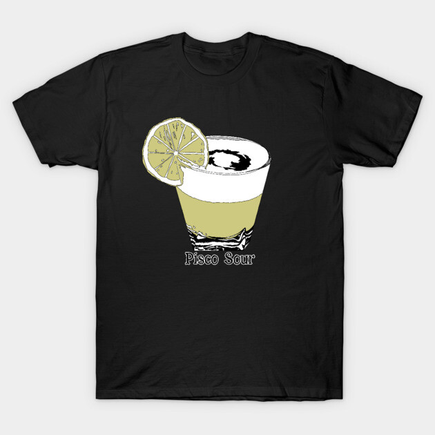 Pisco Sour Illustration T-Shirt by H. R. Sinclair