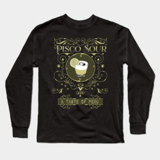 Vintage Pisco Sour Long Sleeve T-Shirt
