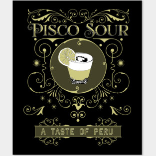 Vintage Pisco Sour Posters and Art