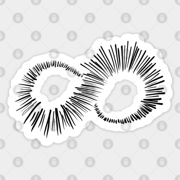 Infinity Sticker by H. R. Sinclair