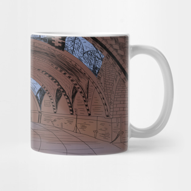 Abandoned NY City Hall Subway Station Illustration by H. R. Sinclair