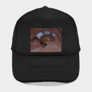 Abandoned NY City Hall Subway Station Illustration Hat