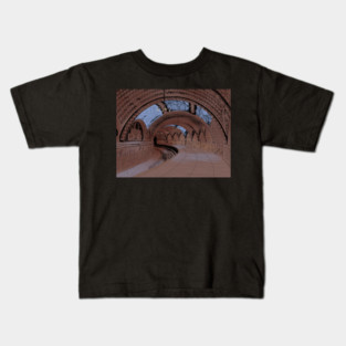 Abandoned NY City Hall Subway Station Illustration Kids T-Shirt