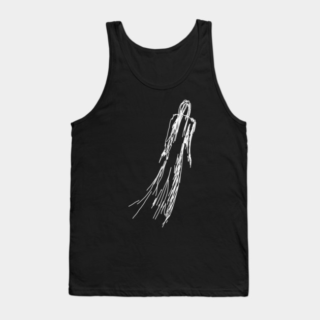 Ghostly Woman Tank Top by H. R. Sinclair