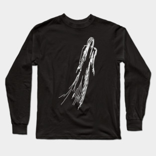 Ghostly Woman Long Sleeve T-Shirt