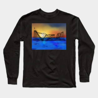 Seaside Heights Roller Coaster Long Sleeve T-Shirt