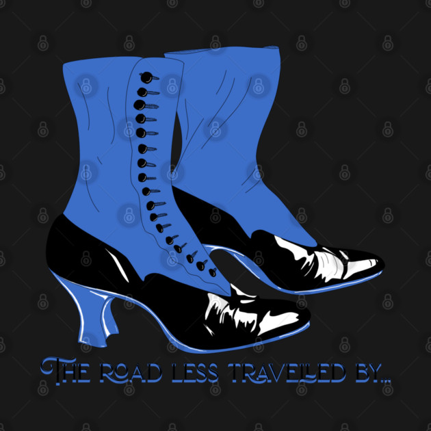 Vintage Spat Boots, road less traveled by by H. R. Sinclair