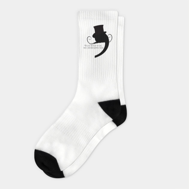 Villainous Comma, comma wars Socks by H. R. Sinclair