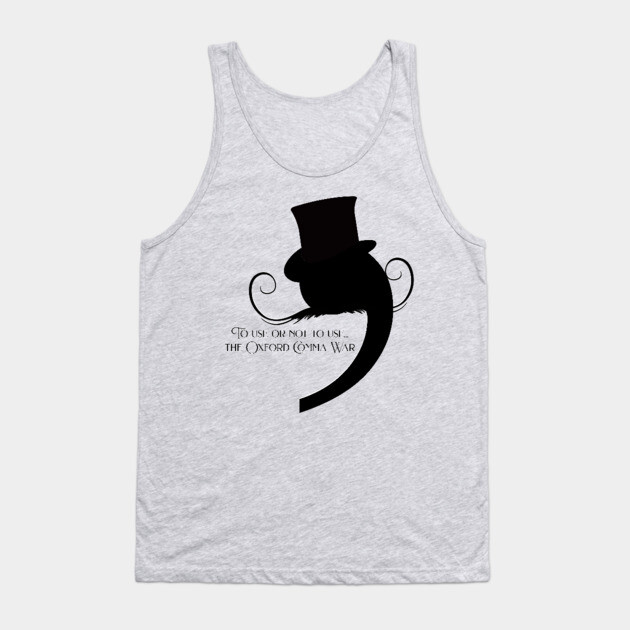 Villainous Comma, comma wars Tank Top by H. R. Sinclair