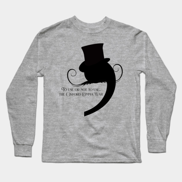 Villainous Comma, comma wars Long Sleeve T-Shirt by H. R. Sinclair