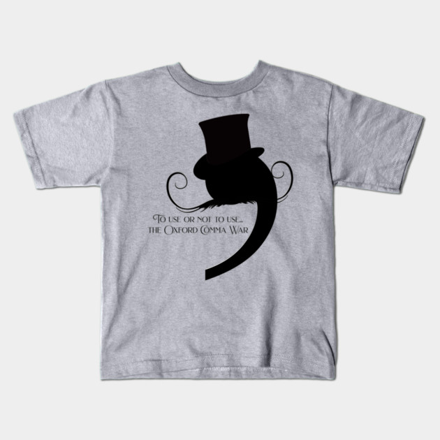 Villainous Comma, comma wars Kids T-Shirt by H. R. Sinclair