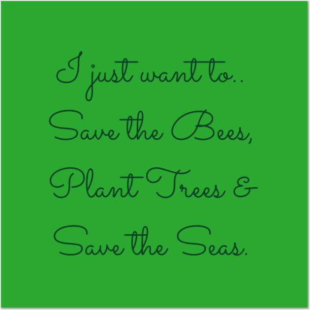 I Just Want To.. Wall Art by C.Code