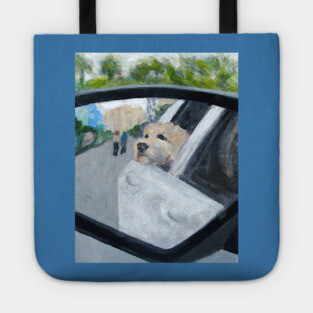 Adorable Dog Art Cruisin' w/Sabo in North Myrtle, South Carolina Tote